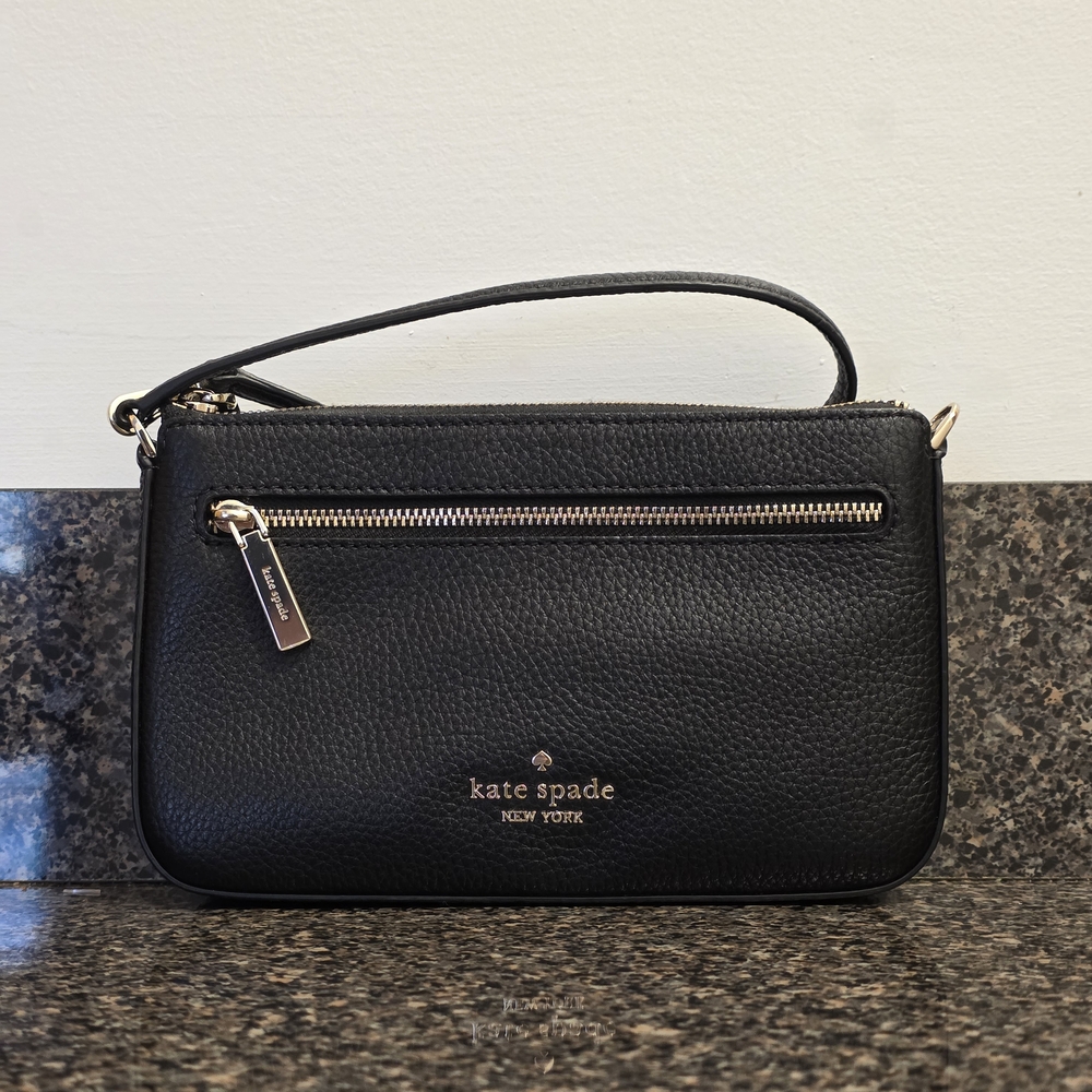 Kate Spade Black Leather Convertible Wrislet